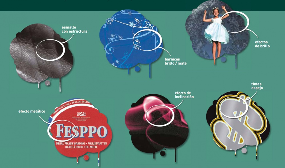 Tintas especiales y sistemas de impresión